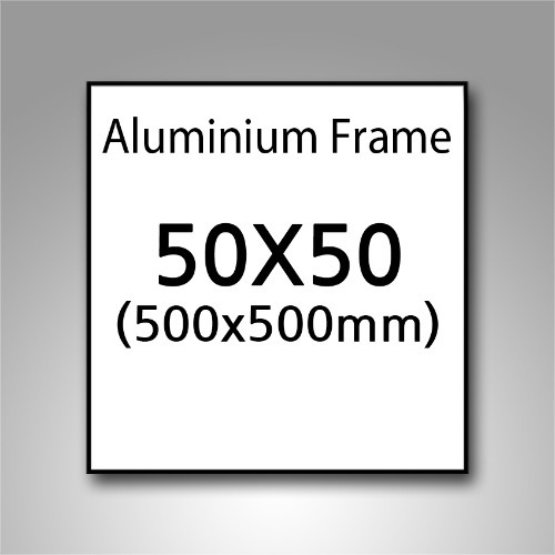 50x50cm  무광 알루미늄 액자 (7종류색상)