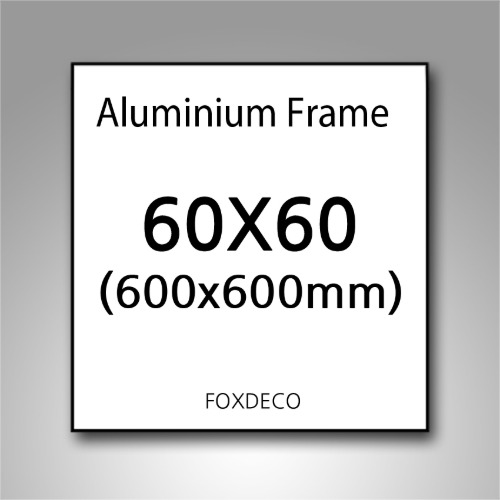 60x60cm  무광알루미늄액자, 정사각액자제작  (7종류색상)