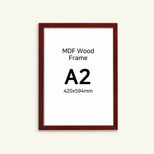 A2 MDF 우드나무액자 (8종류)